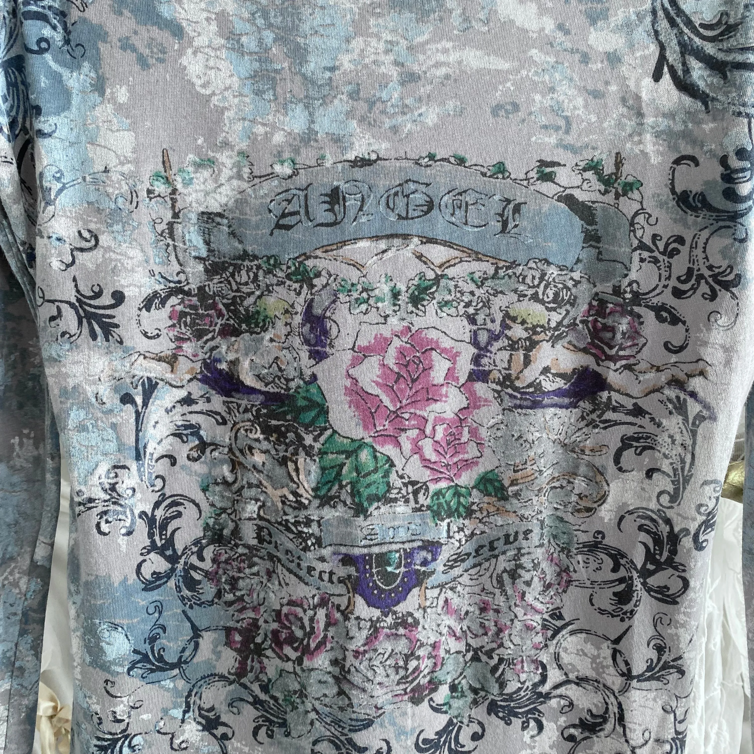 ଘ♱ angel grunge long tee mini dress ♱ଓ