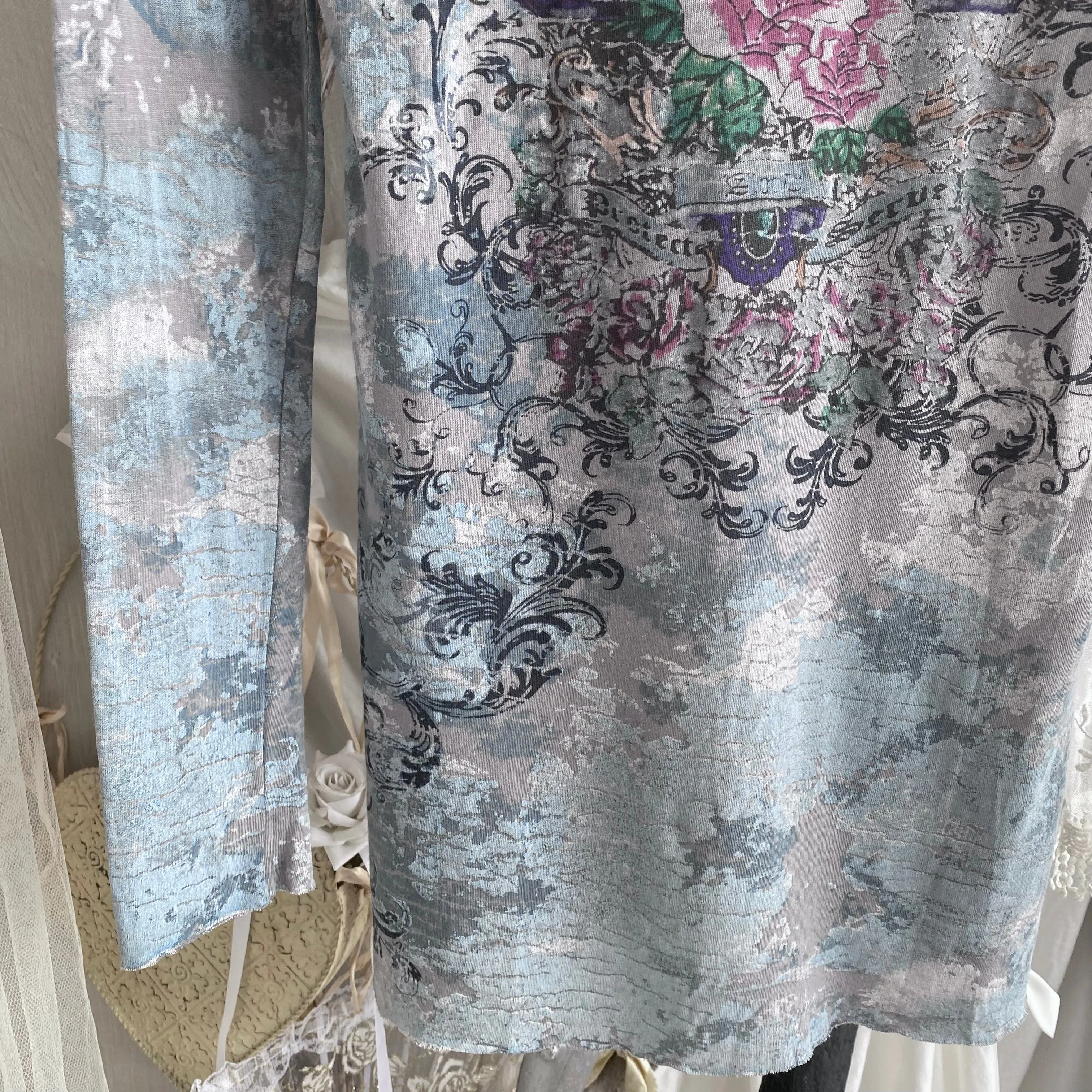 ଘ♱ angel grunge long tee mini dress ♱ଓ