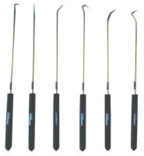 6-Piece Hook and Pick Sets, Combo;Hook;Straight;90;Complex;Double Angle