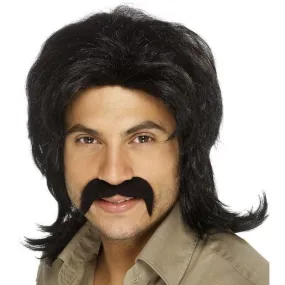 70s Retro Wig Adult Black