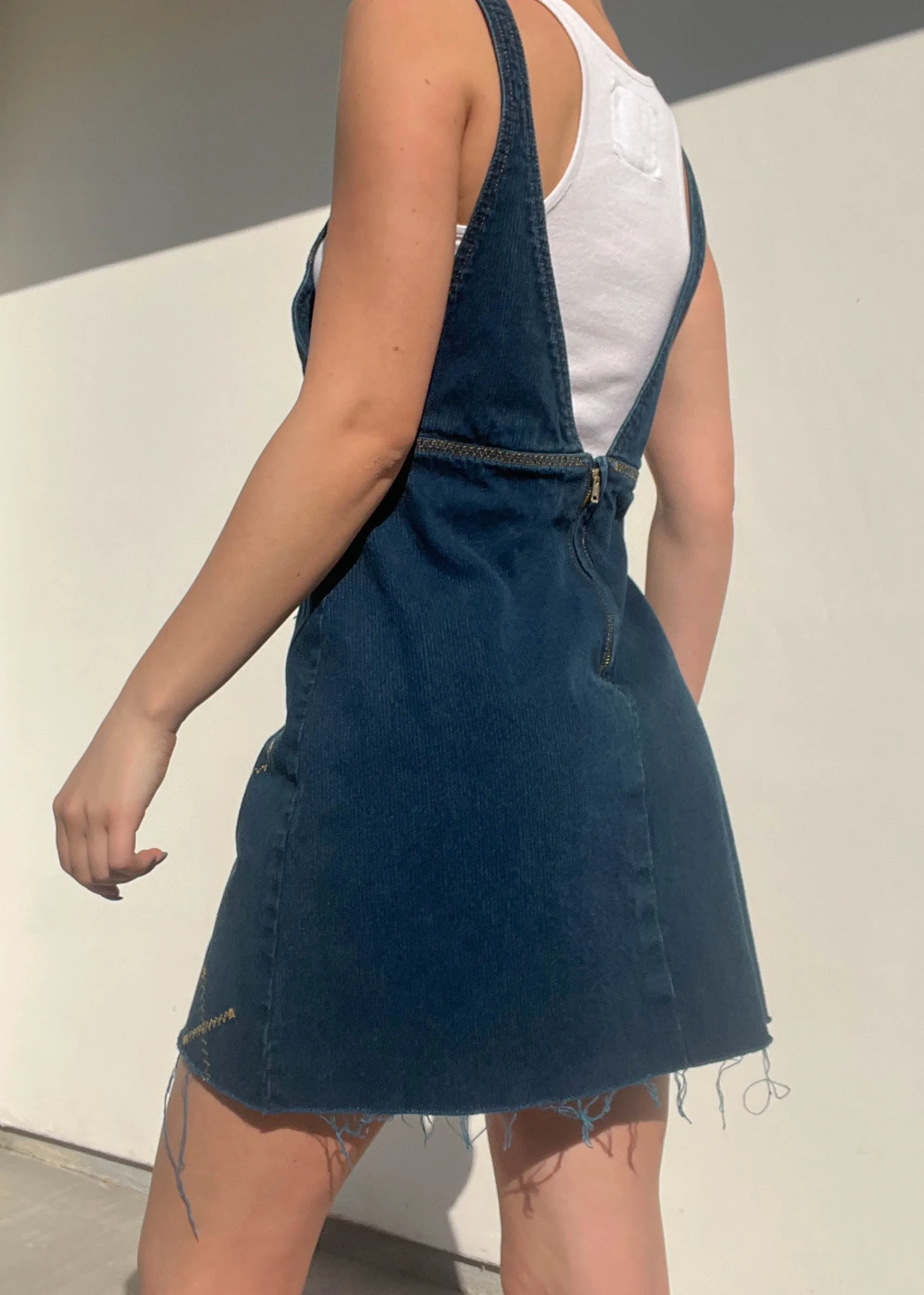 90's Overall Dress (S-M)