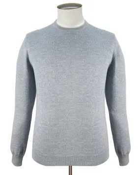 Abalone Merino Wool Crewneck Sweater - LUCKY LAST