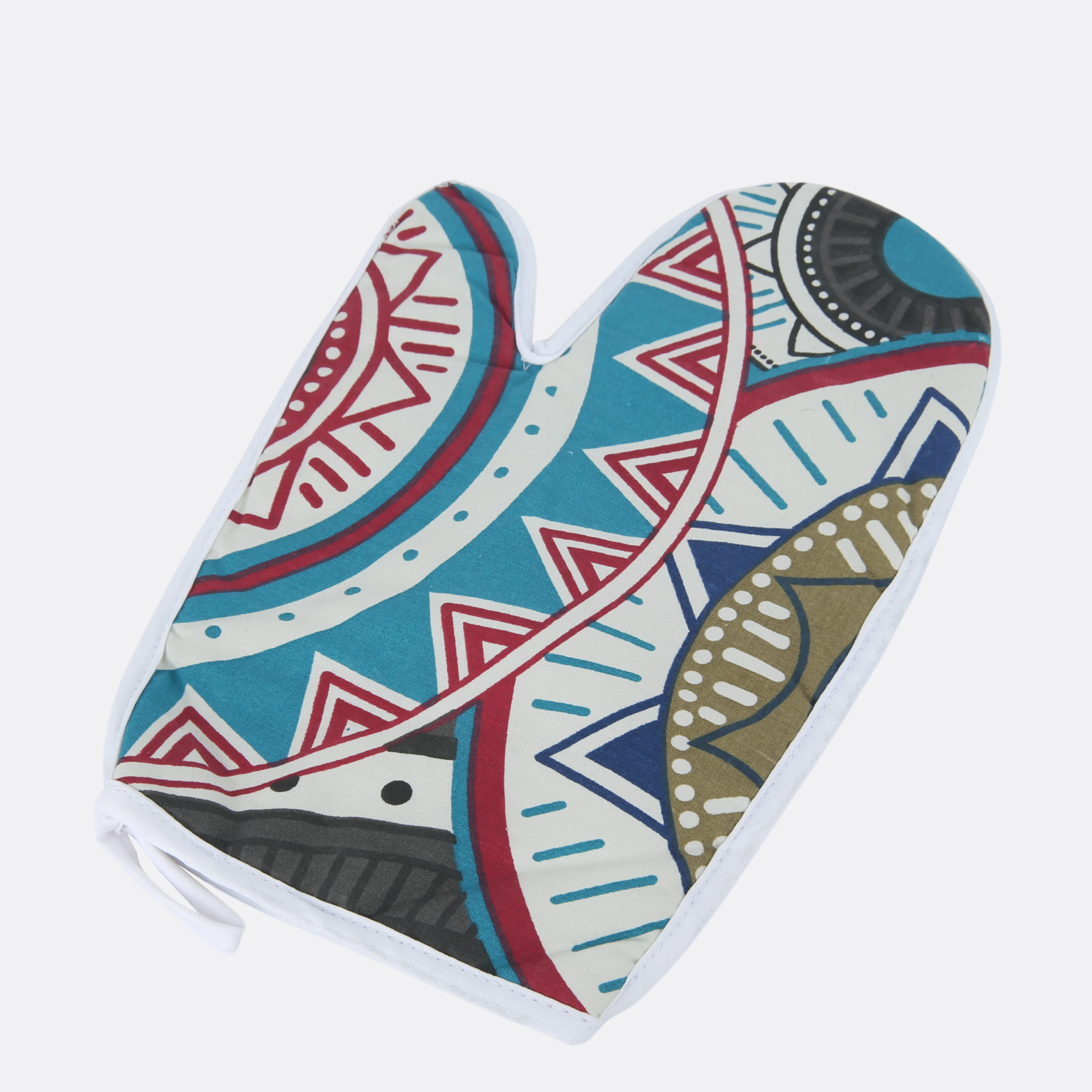 Abstract Oven Mitts and Pot Holders With Hooks