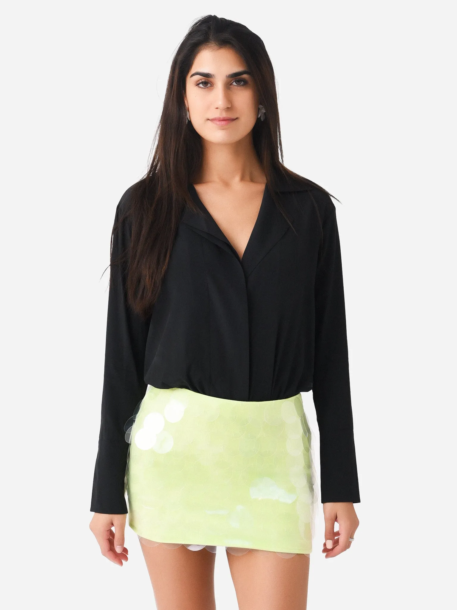 ALC Women's Diana Silk Bodysuit