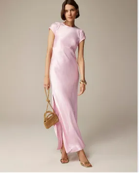 Anna October X J.Crew short-sleeve slip dress