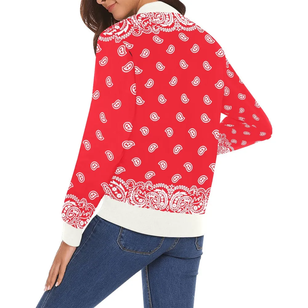 BANDANA FULLY Bomber Jacket for Women