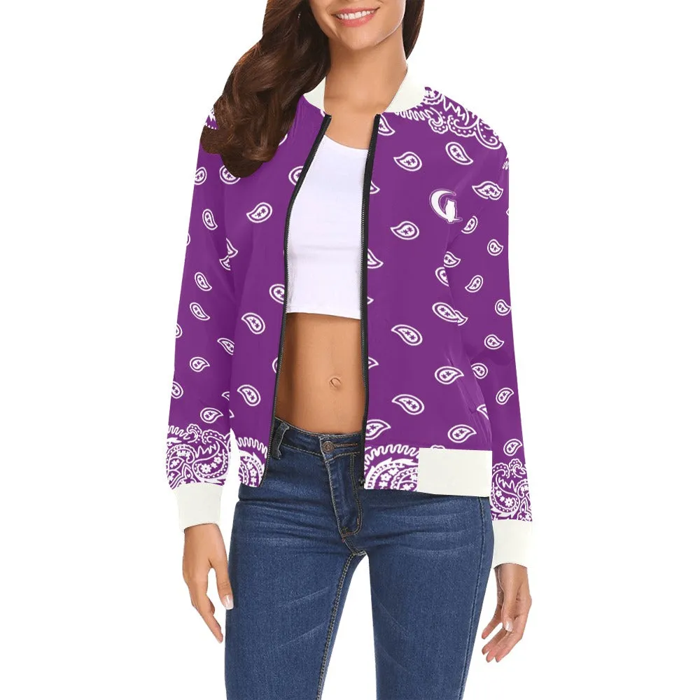 BANDANA FULLY Bomber Jacket for Women