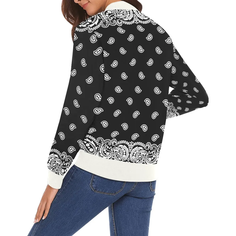 BANDANA FULLY Bomber Jacket for Women