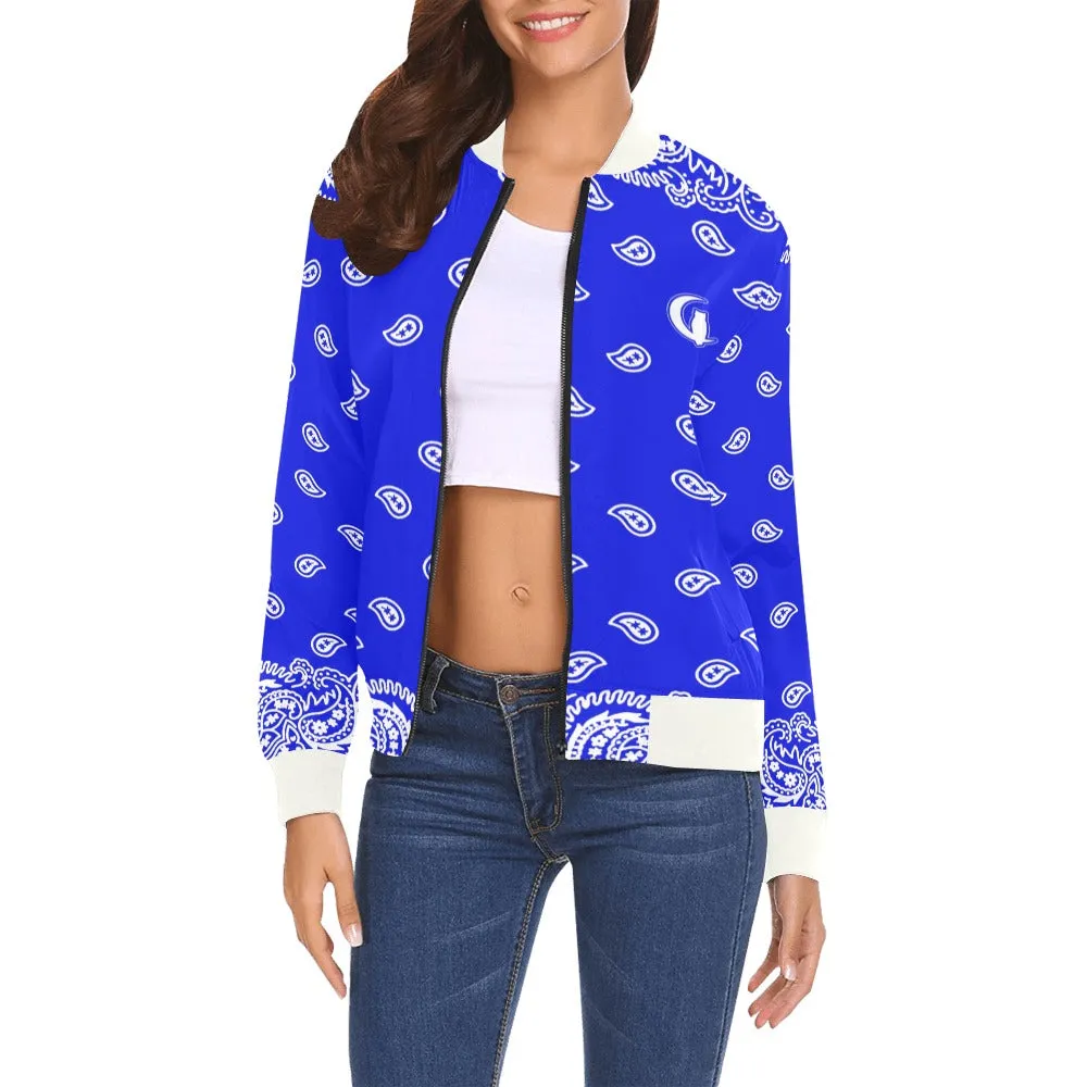 BANDANA FULLY Bomber Jacket for Women