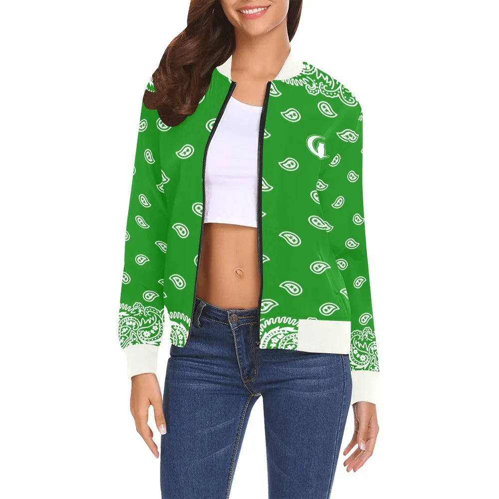 BANDANA FULLY Bomber Jacket for Women