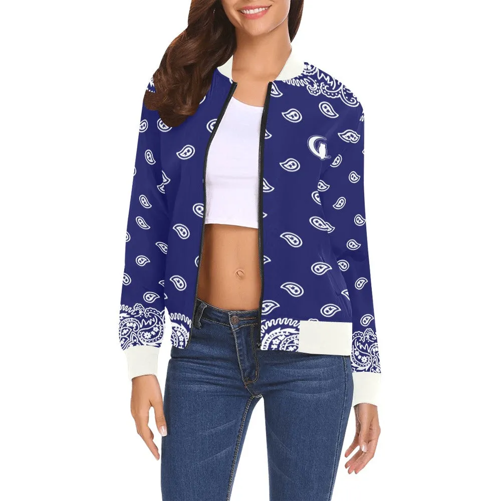 BANDANA FULLY Bomber Jacket for Women