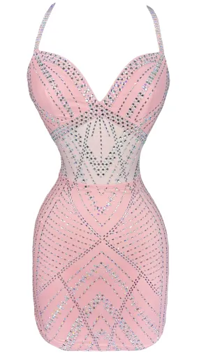 Be Mine Dress - Baby Pink
