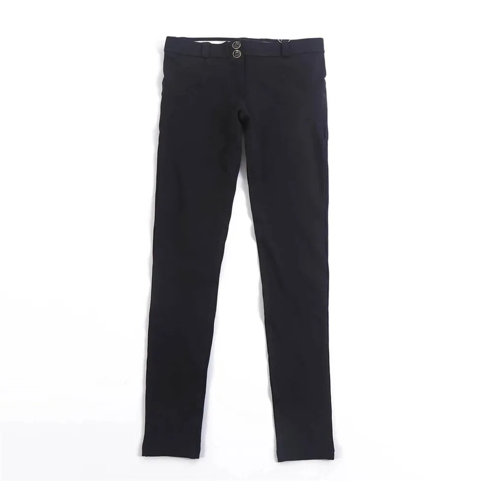 Black Knit Shaping Jean Leggings