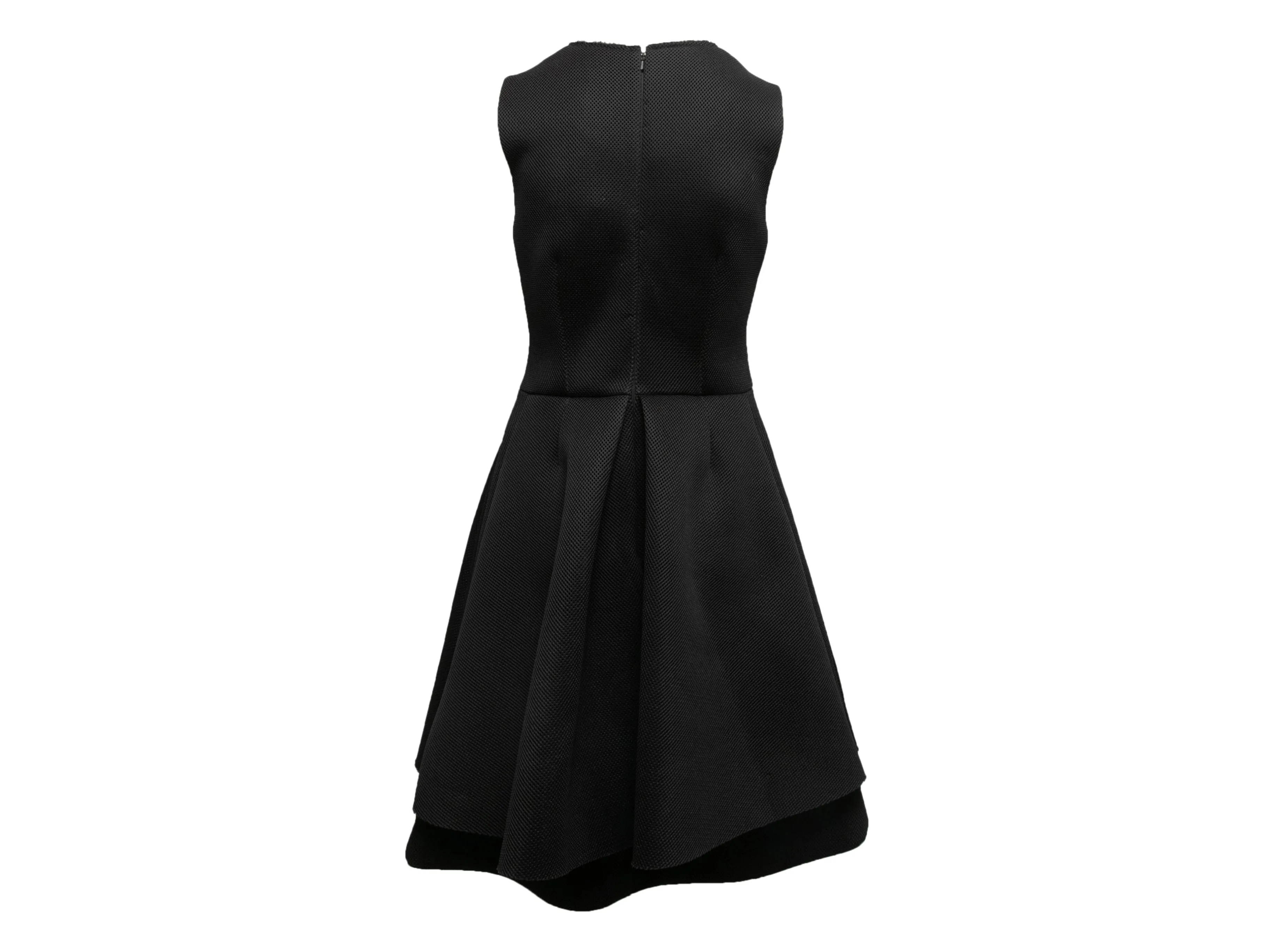 Black Simone Rocha A-Line Sleeveless Dress Size UK 10