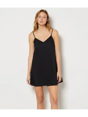 Black Simple Slip