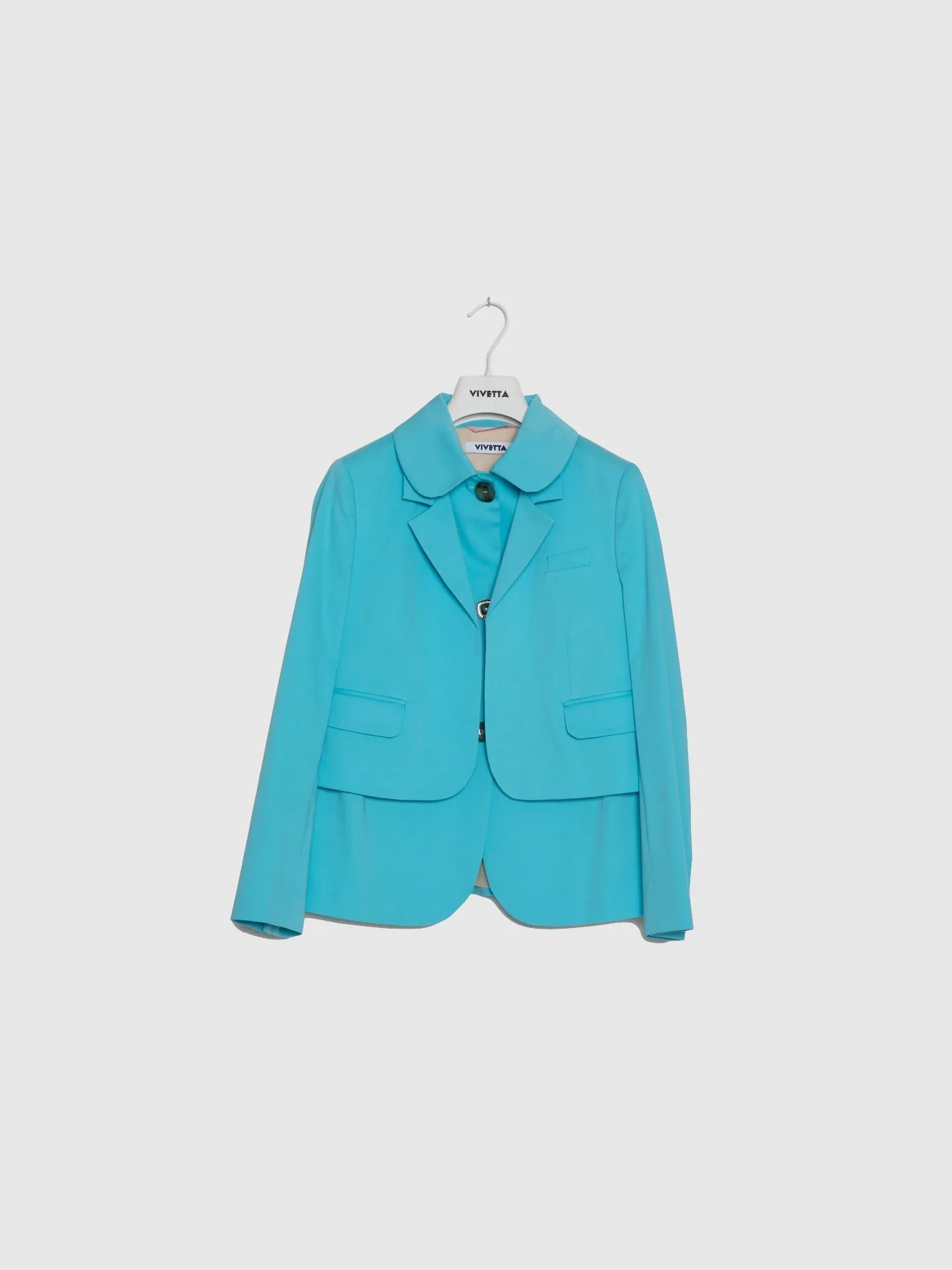 Blazer Duplo em Azul