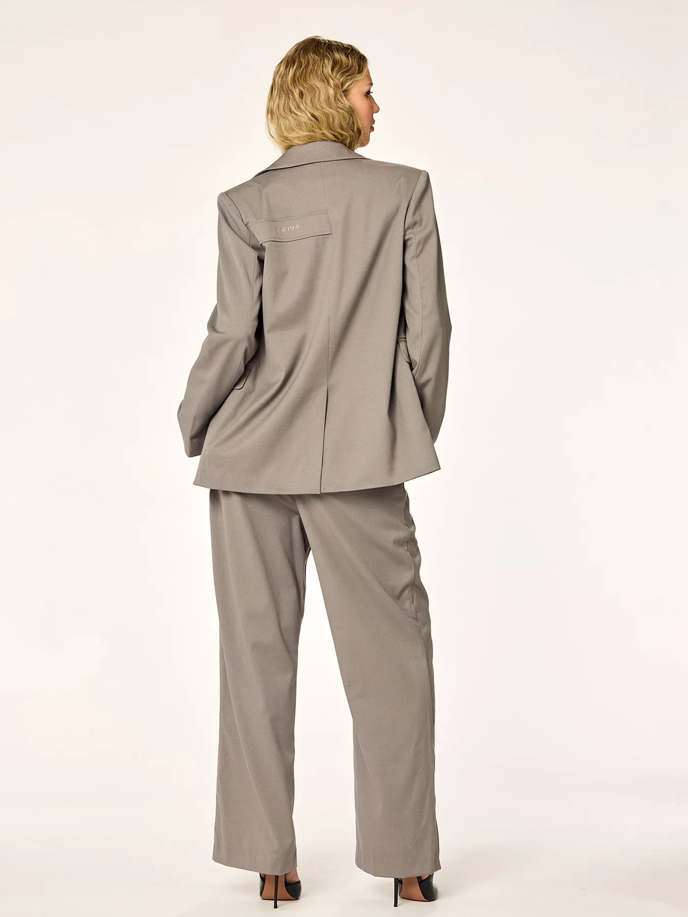 BLAZING - Oversized Blazer • Grey