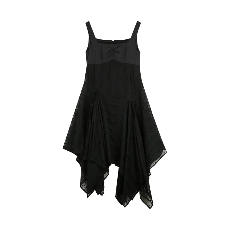 Broken Lace Slip Dress
