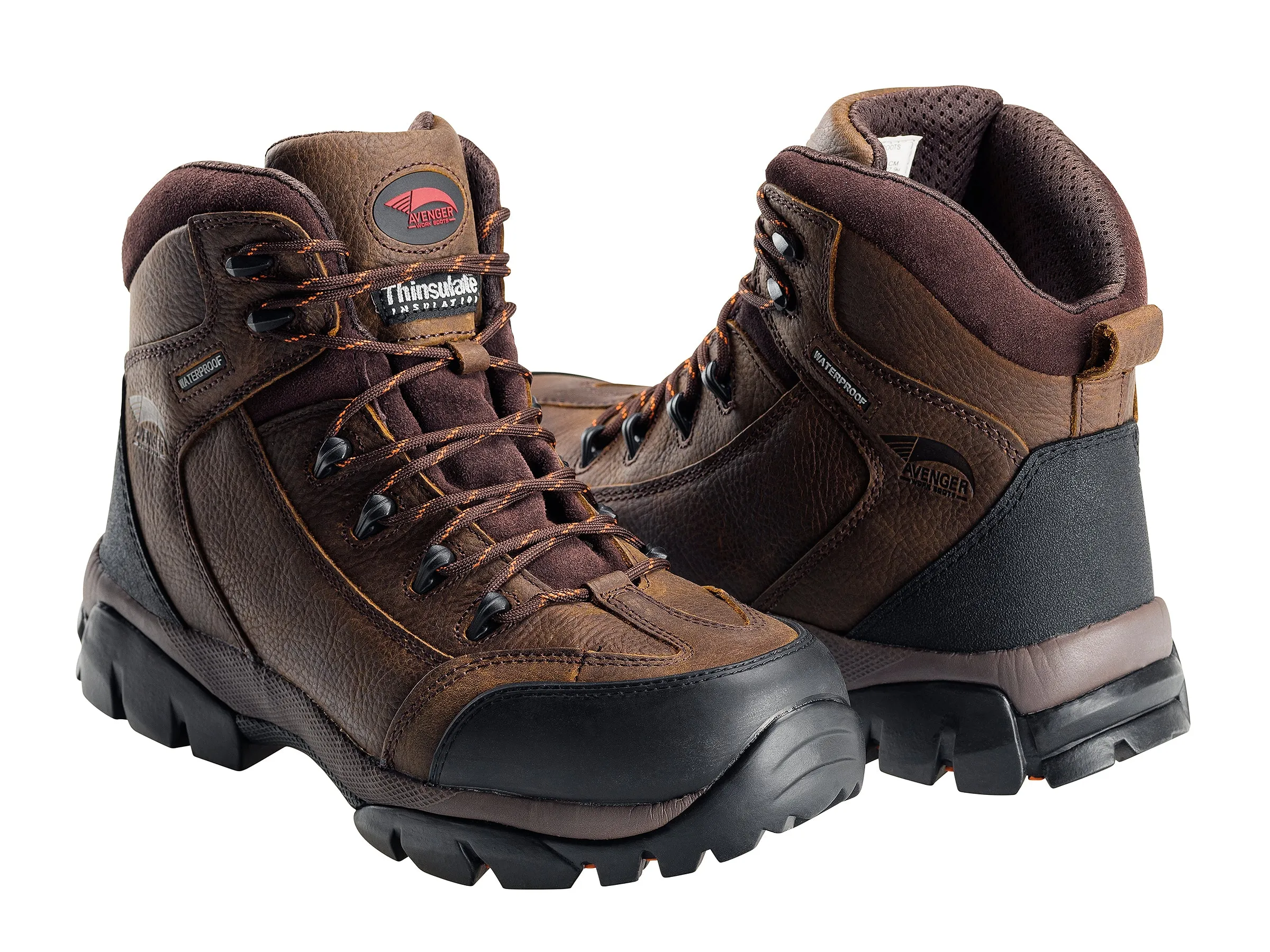 Brown Composite Toe EH WP Insulated 6" Work Boot