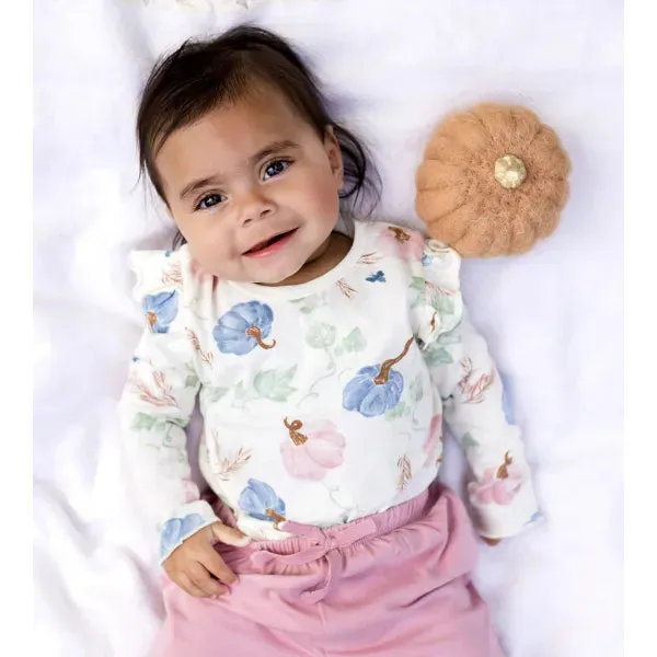Burt's Bees Baby Fairytale Pumpkins Bodysuit & Pant Set