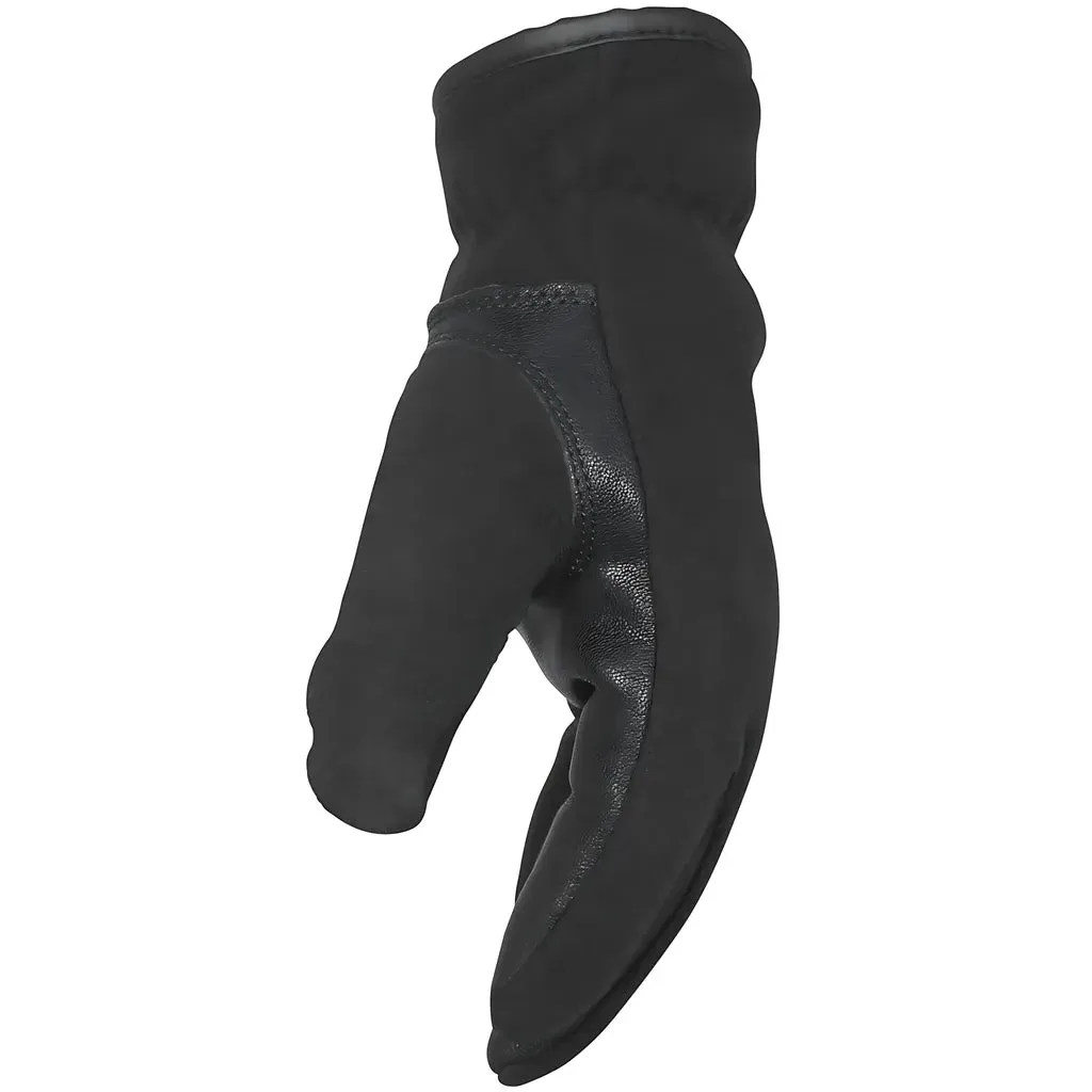 Caiman 2390-4 Goat Grain Leather Palm Glove with Fleece Back and Heatrac Insulation
