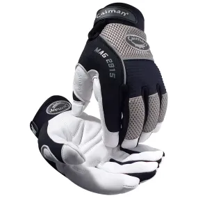 Caiman 2915-4 Multi-Activity Glove with Goat Grain Padded Leather Palm and AirMesh Back - Heatrac Insulation