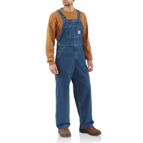 Carhartt Work Men's Bib Overalls Unlined Denim