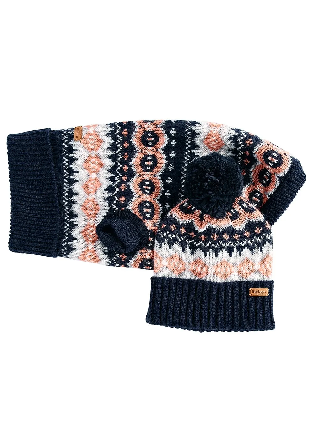 Case Fairisle Dog Gift Set