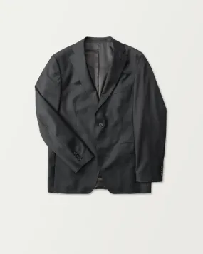 Charcoal Grey Vitale Barberis Wool Suit Jacket