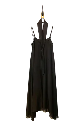 Chiffon Sleeveless Snow White Dress Black