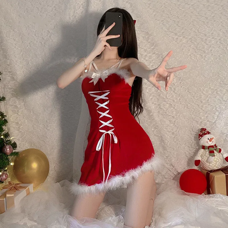 Christmas slip dress  KF83139