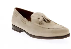 Clarks Mens Citistride Slip Taupe Suede Shoes