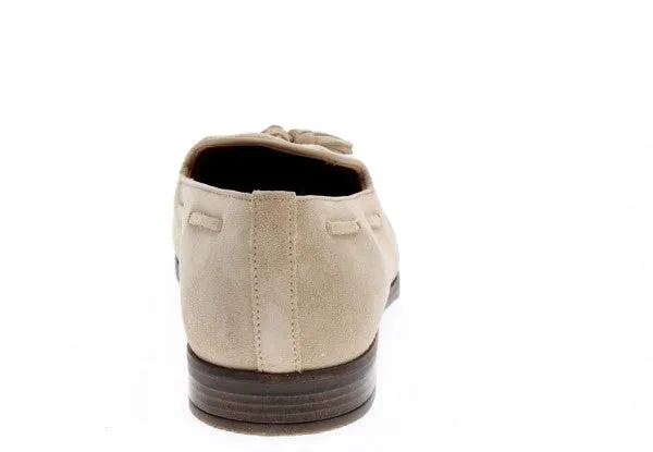 Clarks Mens Citistride Slip Taupe Suede Shoes