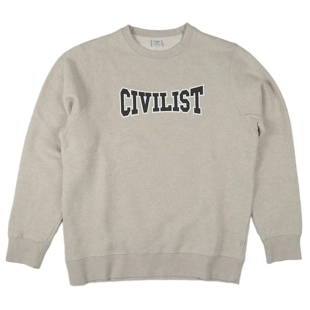 Club Crewneck - Heather Beige