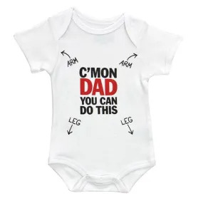 C'mon Dad Baby Onesie Gift for New Dad