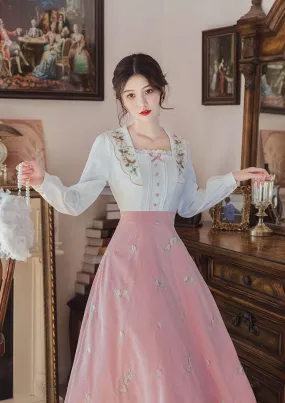 Connie vintage dress, Vintage French dress, vintage dress, floral dress, cottagecore dress, French dress, floral dress, 1940s