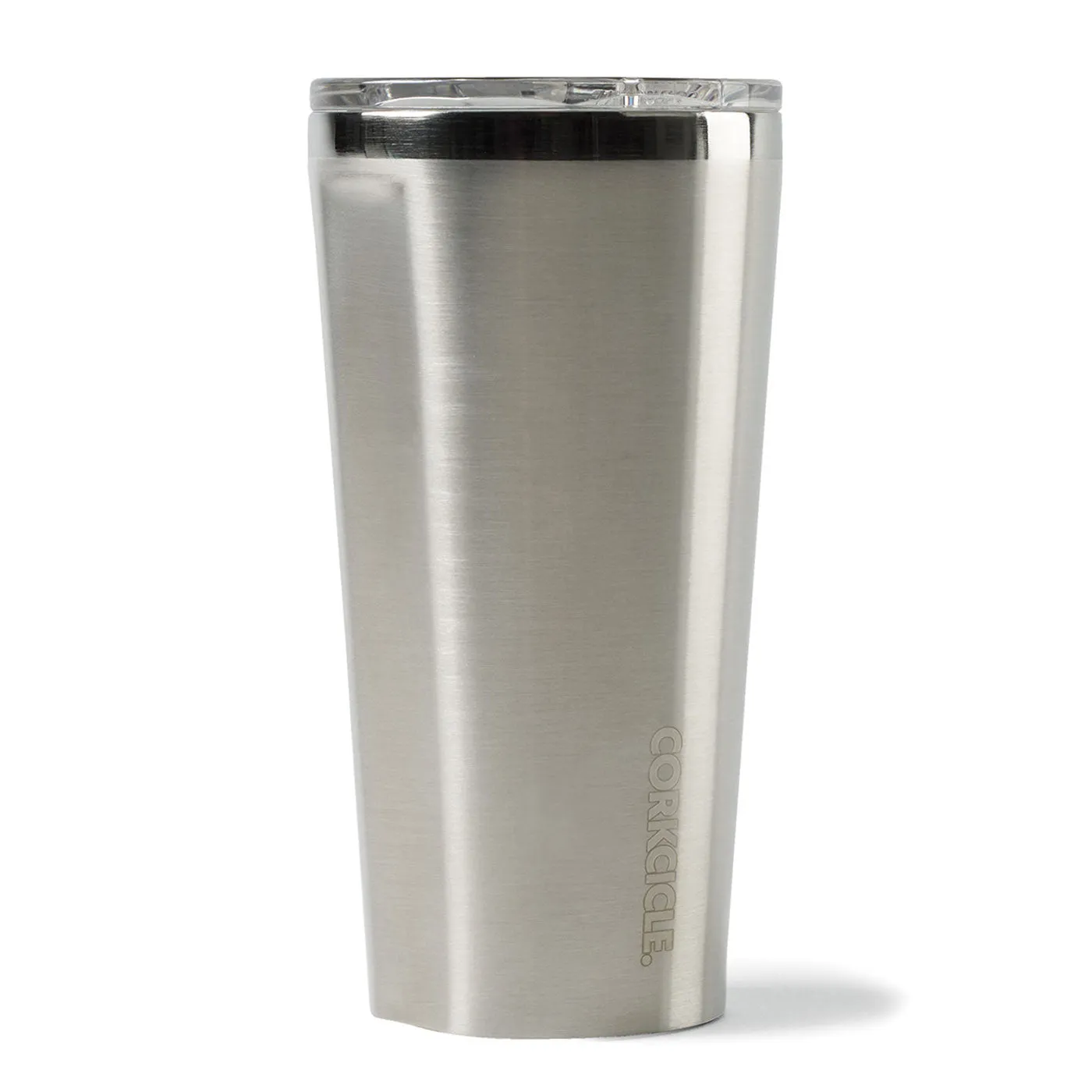 Corkcicle Tumbler 16 Oz., Brushed Stainless Silver