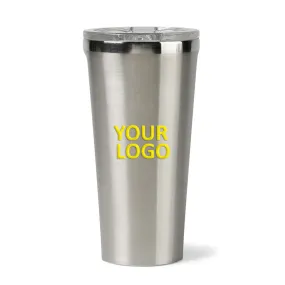 Corkcicle Tumbler 16 Oz., Brushed Stainless Silver
