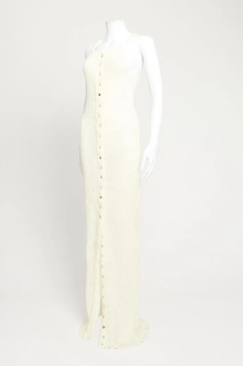 Cream Muslin Preowned Maxi Dress