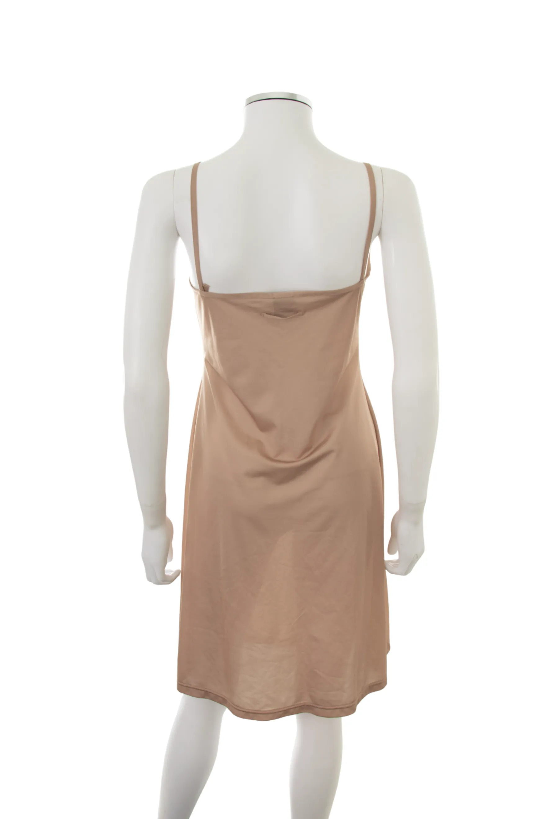 Cream Silk Slip Dress