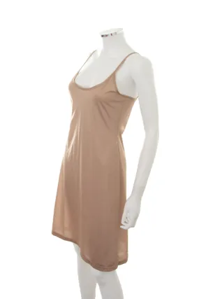Cream Silk Slip Dress