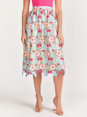 Crochet Lace Midi Skirt - Just Me
