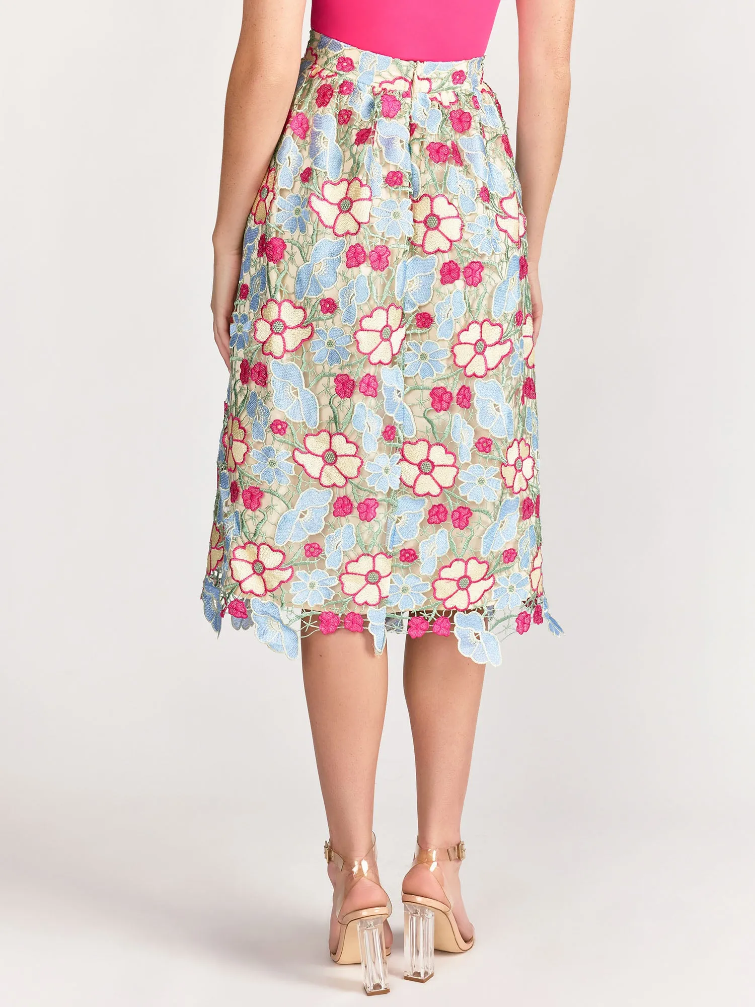 Crochet Lace Midi Skirt - Just Me