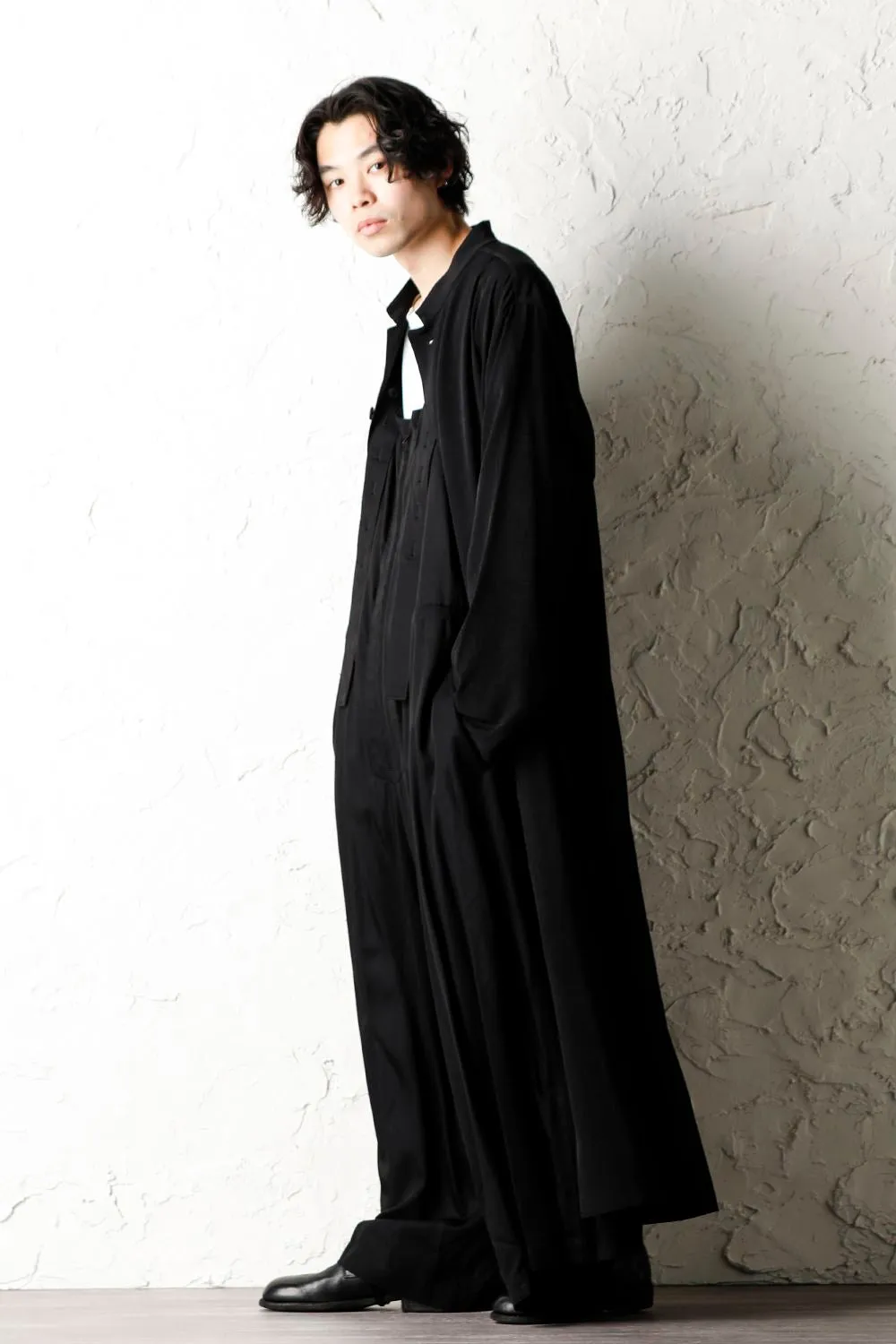 Cupro twill Overall
