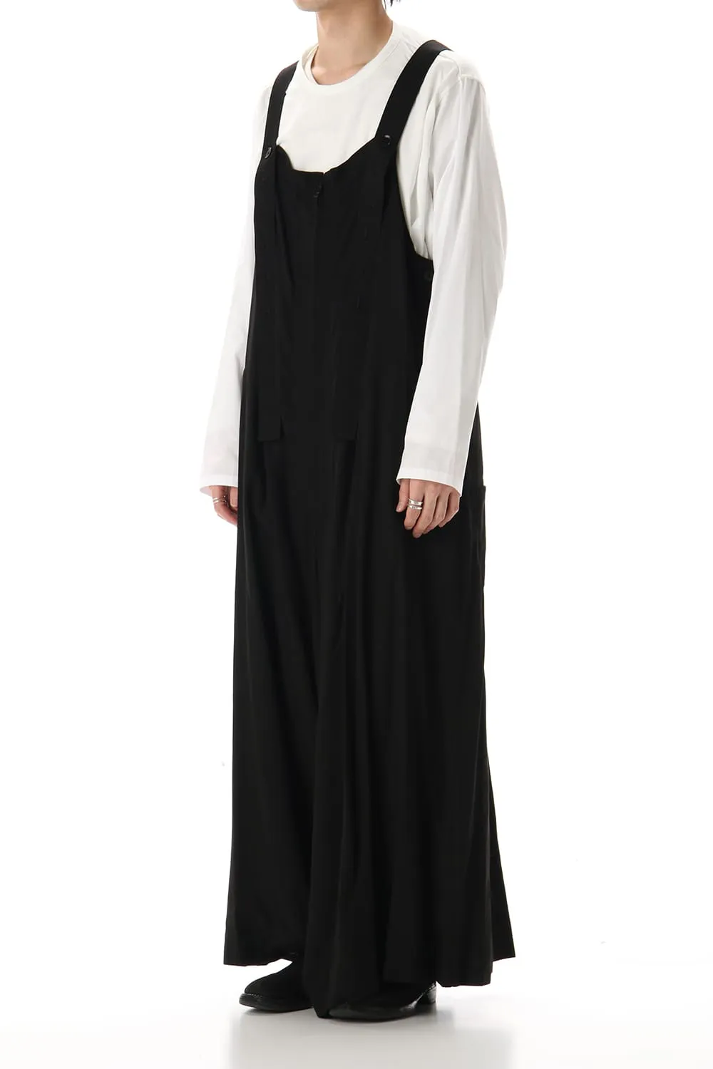 Cupro twill Overall