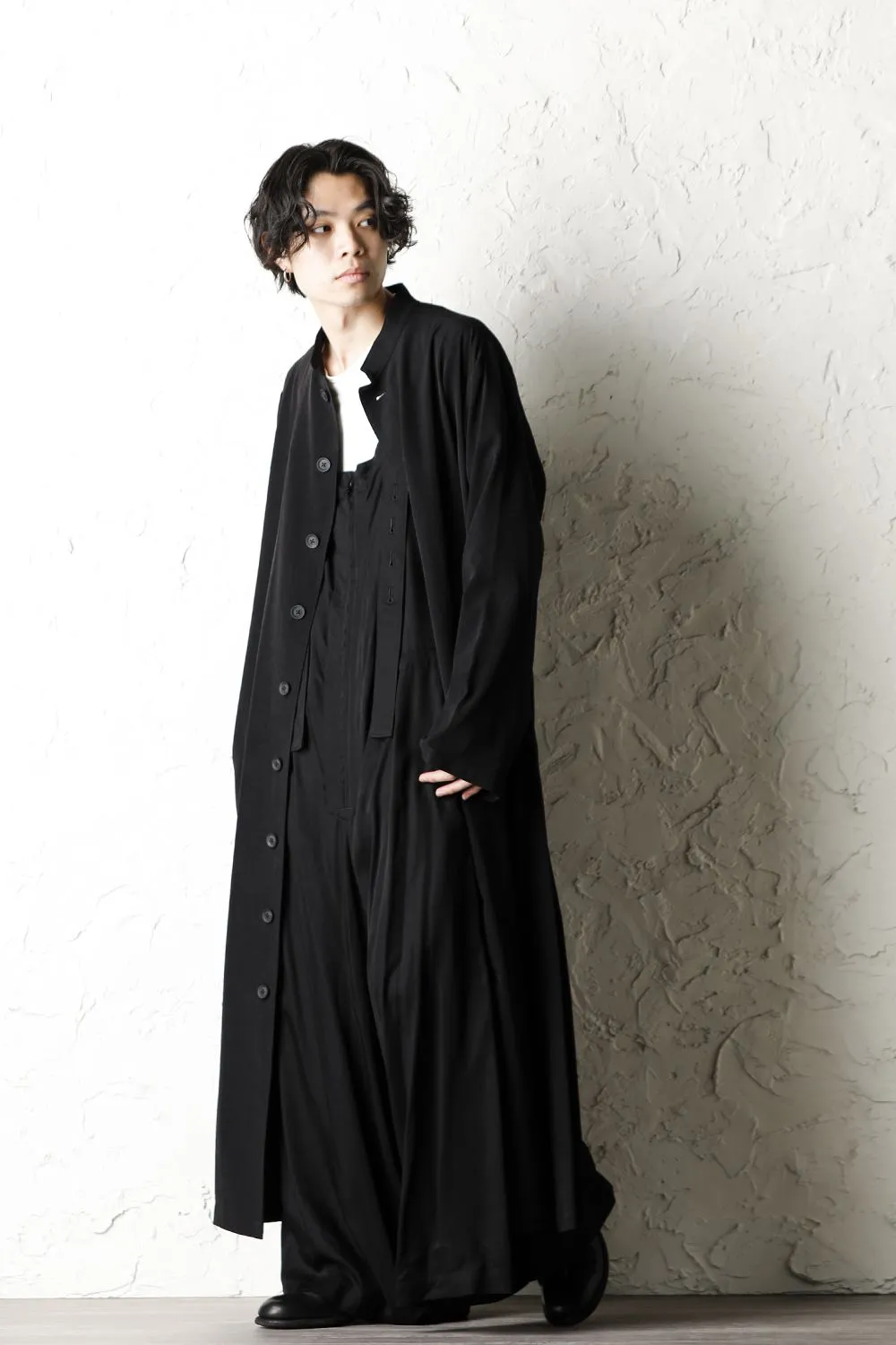 Cupro twill Overall
