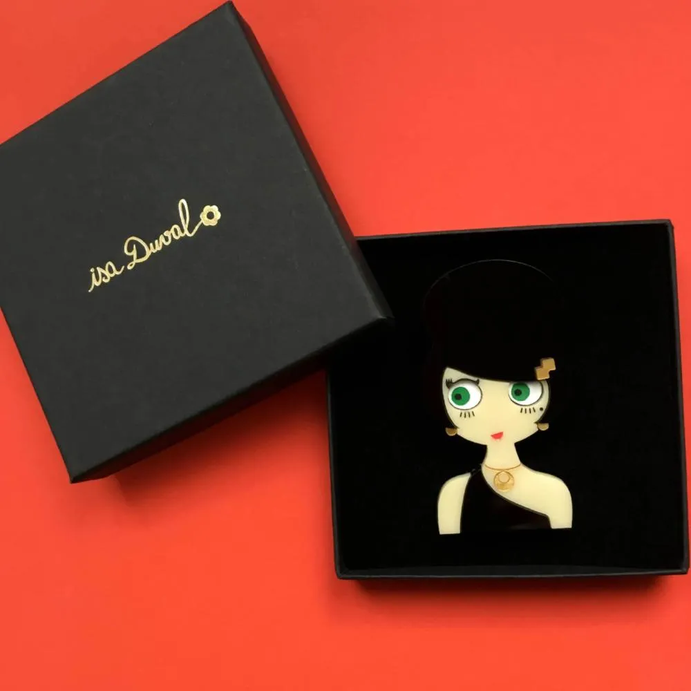 DAPHNE Acrylic Brooch, Limited & numbered November Edition