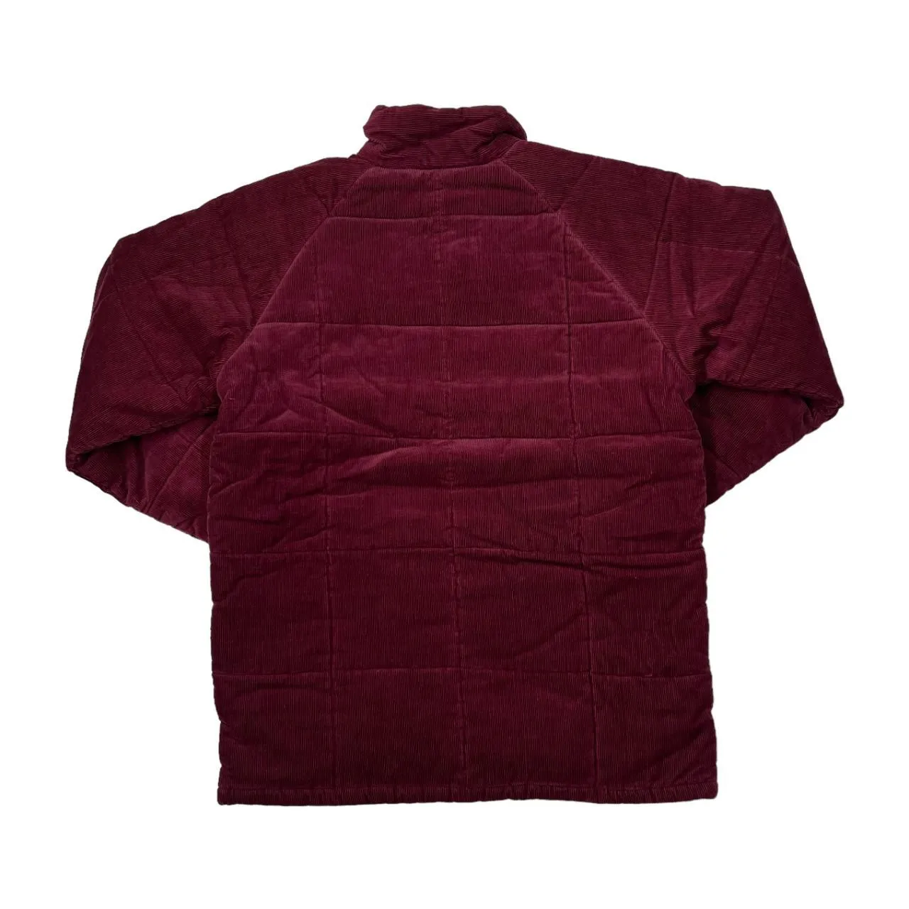 Deadstock Early 00's PUFFA Corduroy Cord High Loft Filled Padded Puffer Coat Jacket
