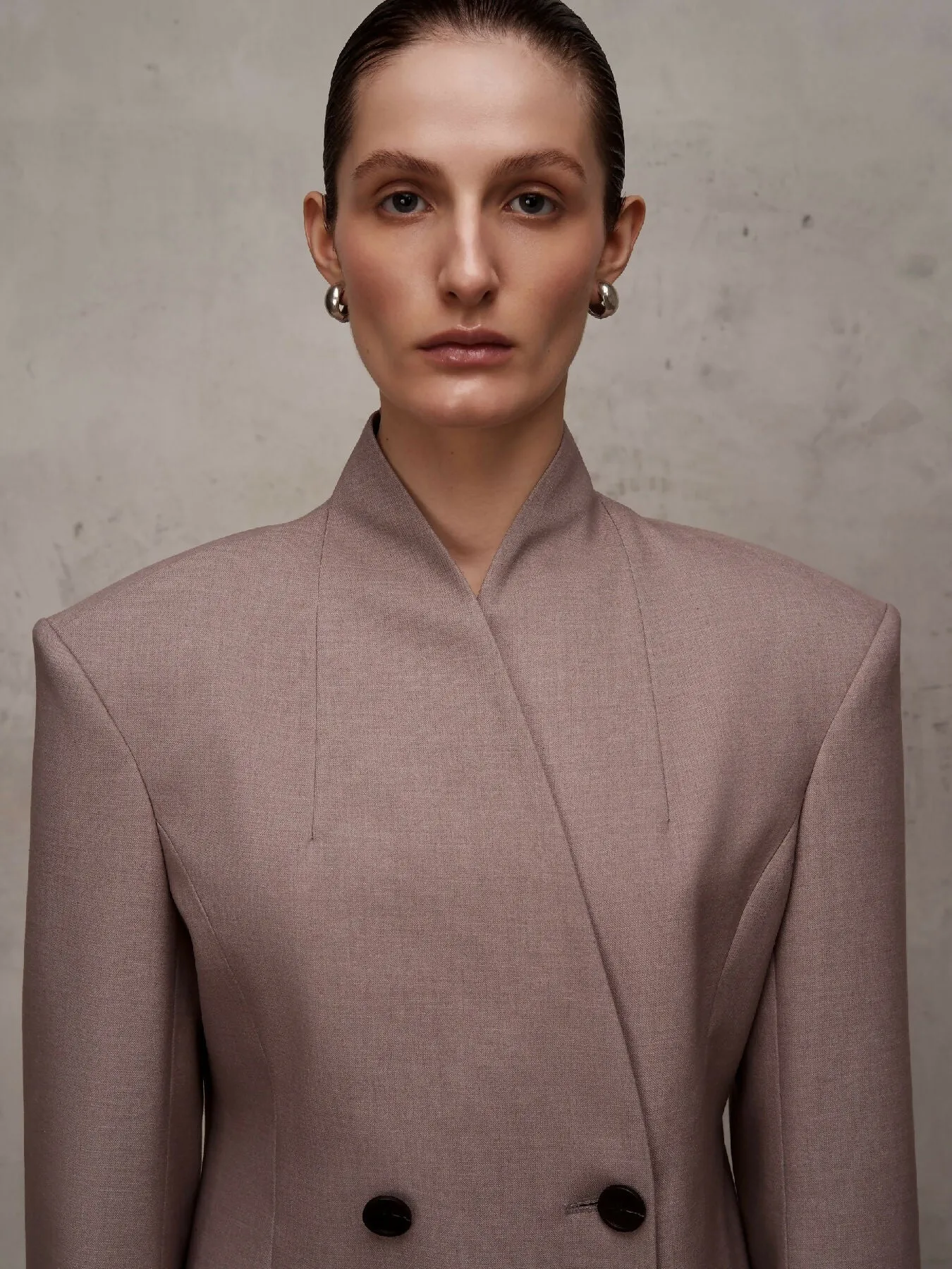 Double Breasted Fitted Jacket