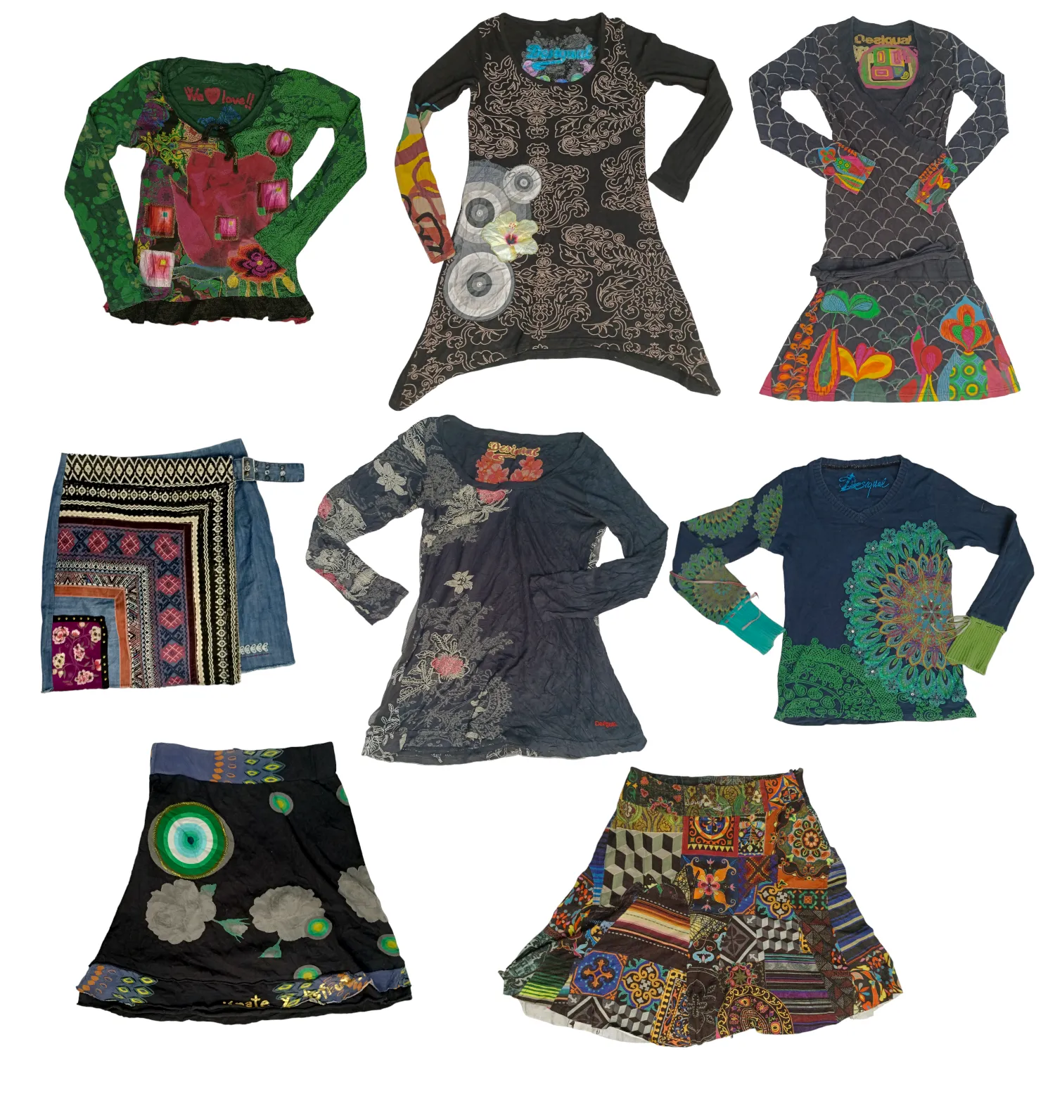 Eclectic Desigual Ensemble 😍🌈✨(S-332)
